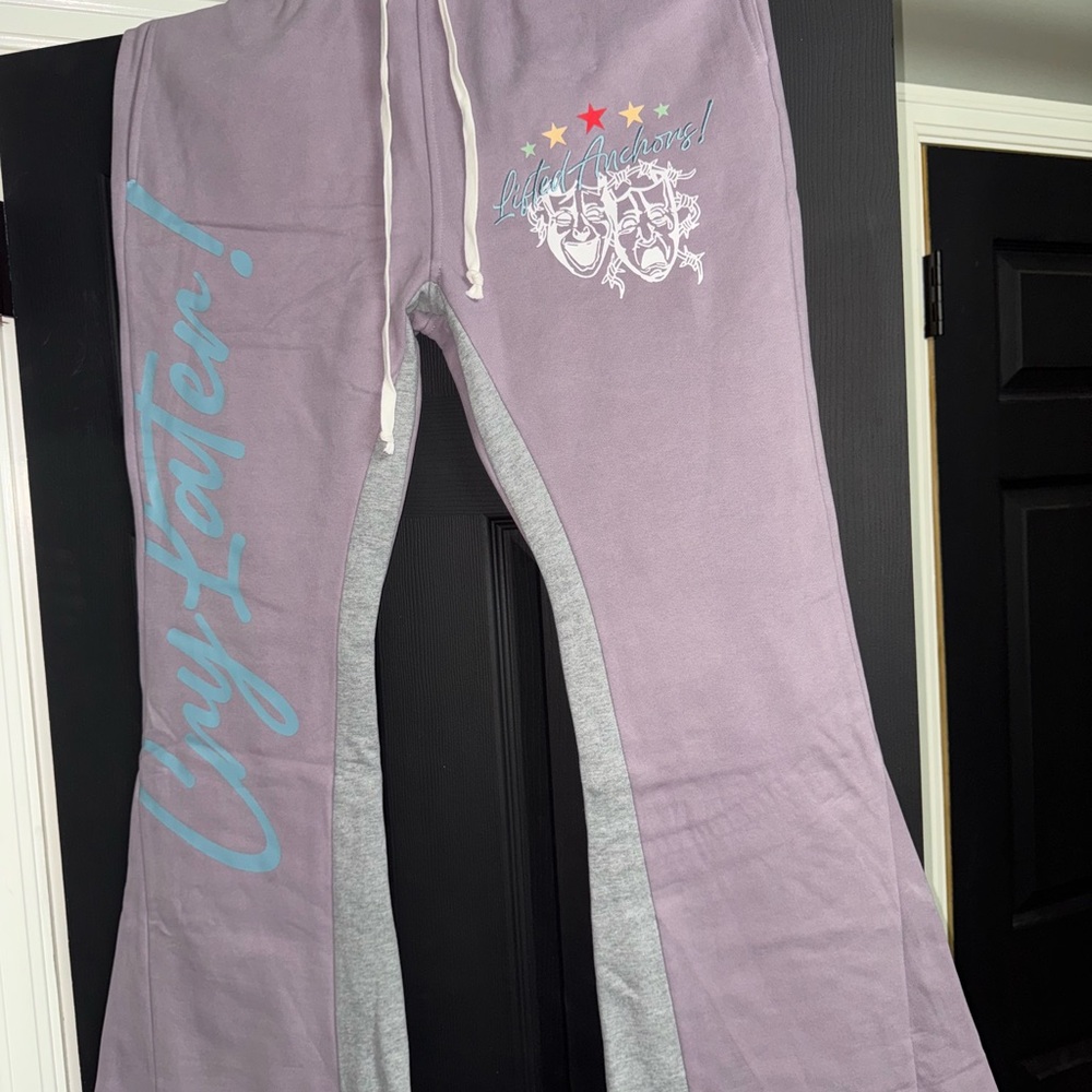 Lifted Anchors Cry Later Flared Sweatpants